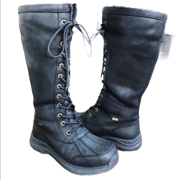 UGG Shoes - UGG Adirondack Tall III Leopard Black  Snow Boots